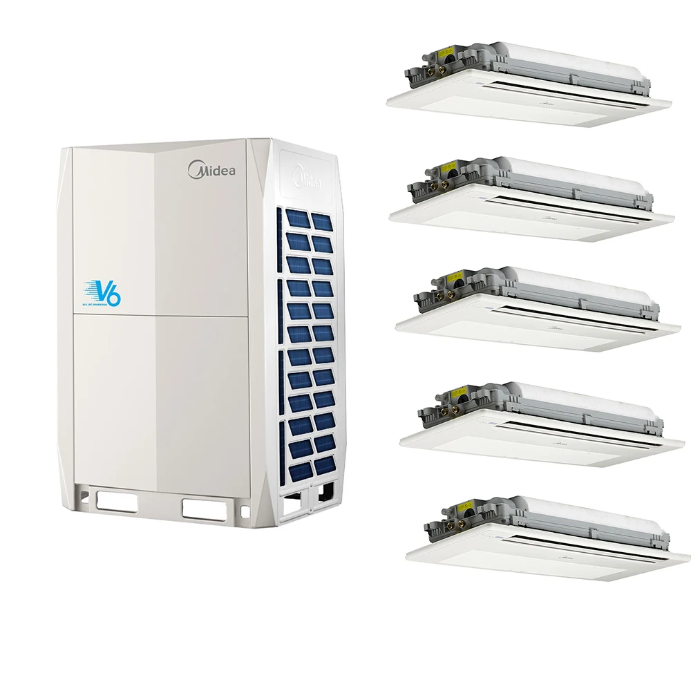 Midea VRF Full DC inverter cassette ceiling duct split VRV air conditioning HVAC system Central air conditioner