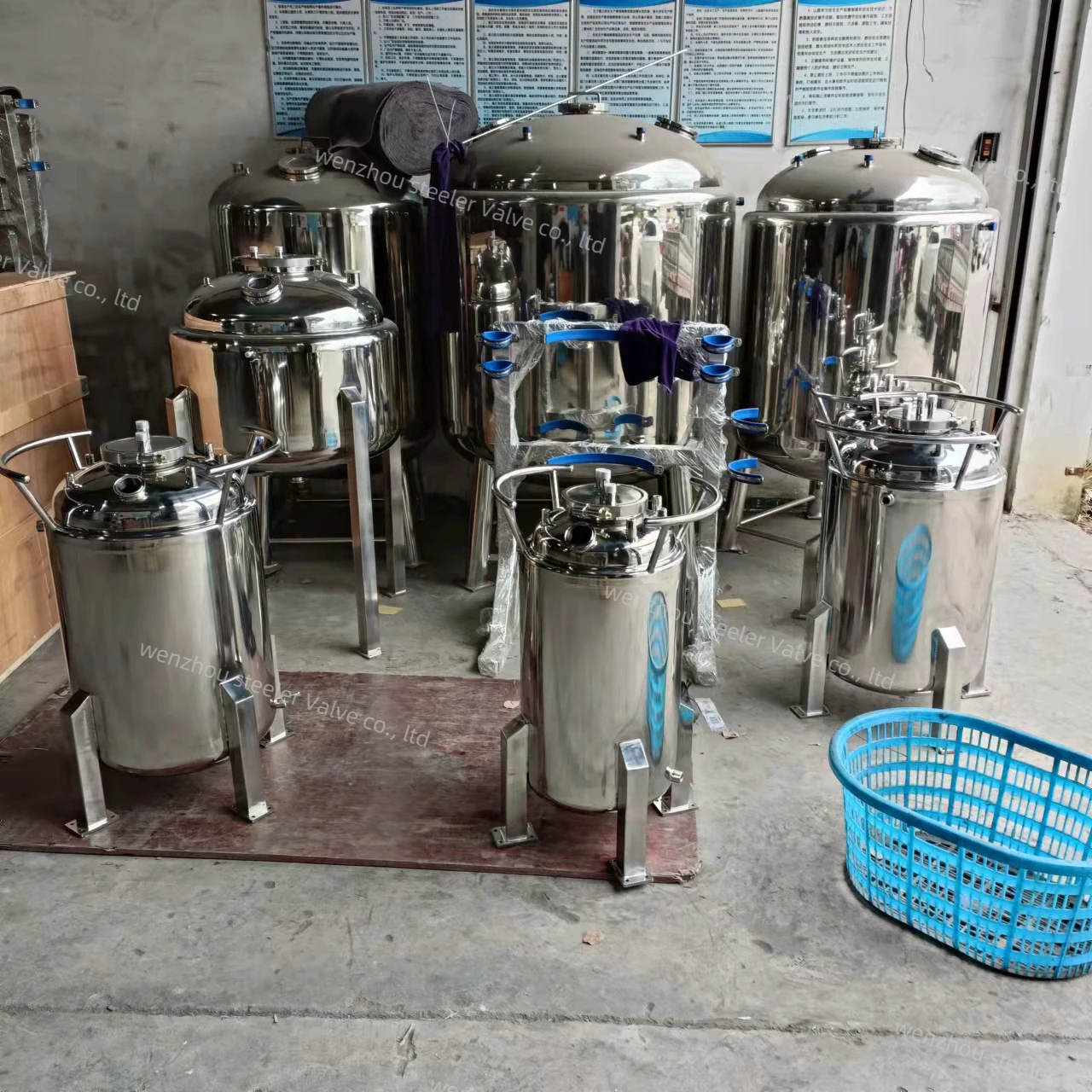 Высокое качество нержавеющей SS304 316L санитарный пищевой 5L Мини-резервуар для молока промышленности