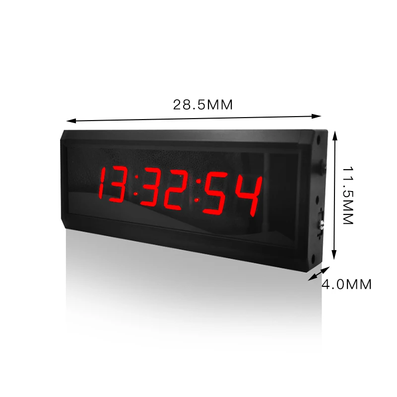 [Jinling Shiyin]1.5' 6 Digits Indoor Rechargeable Digital Clock LED Stopwatch Timer