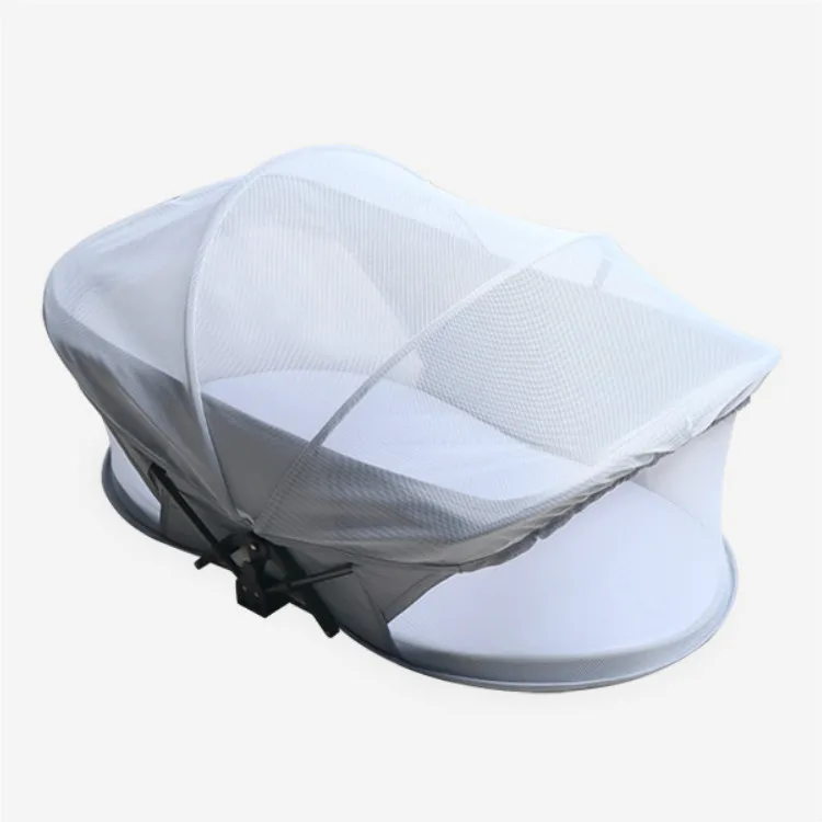 EU Standard Baby Bed Crib With Mosquito Net Cotton Infant New Born  Portable Cot Nest Camping Foldable Travel Bed