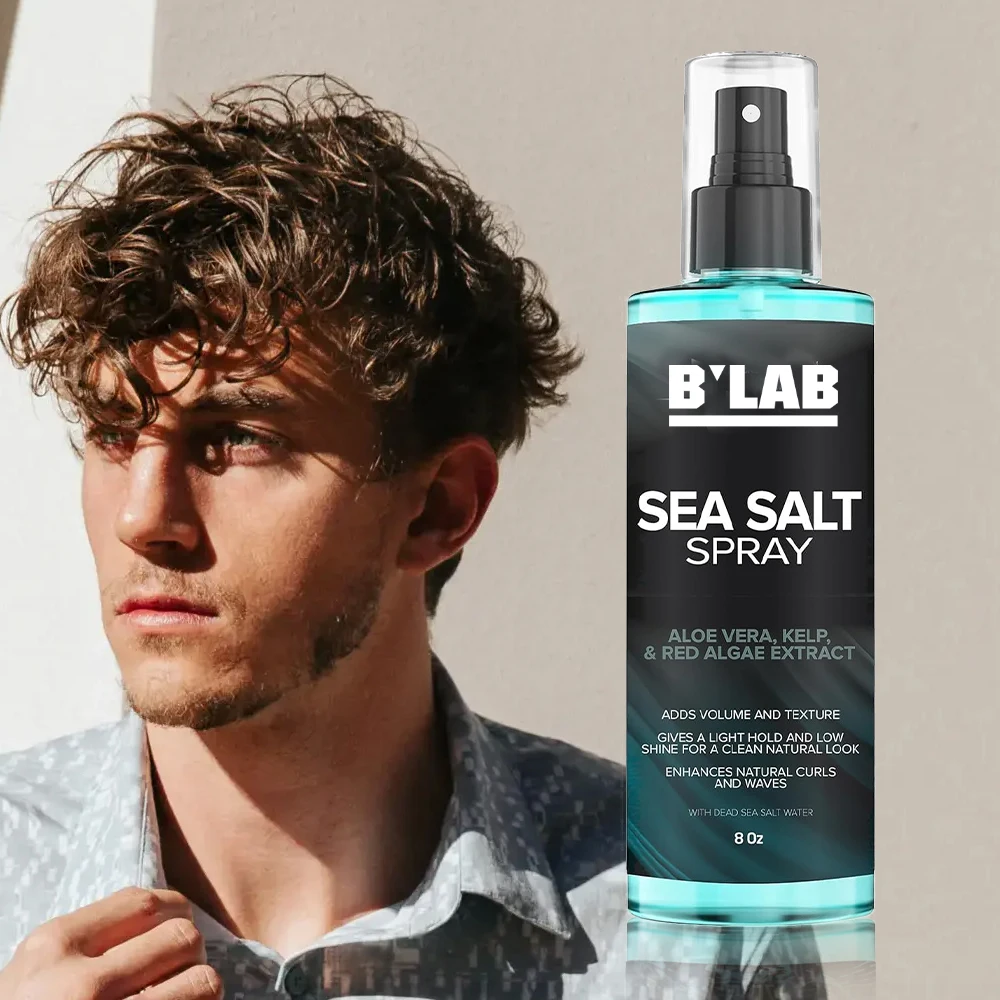 Private Label Matte Finish Sea Salt Hair Spray Coconut Strong Hold Sulfate Free Texture Volumiziing Hair Sea Salt Spray for Men