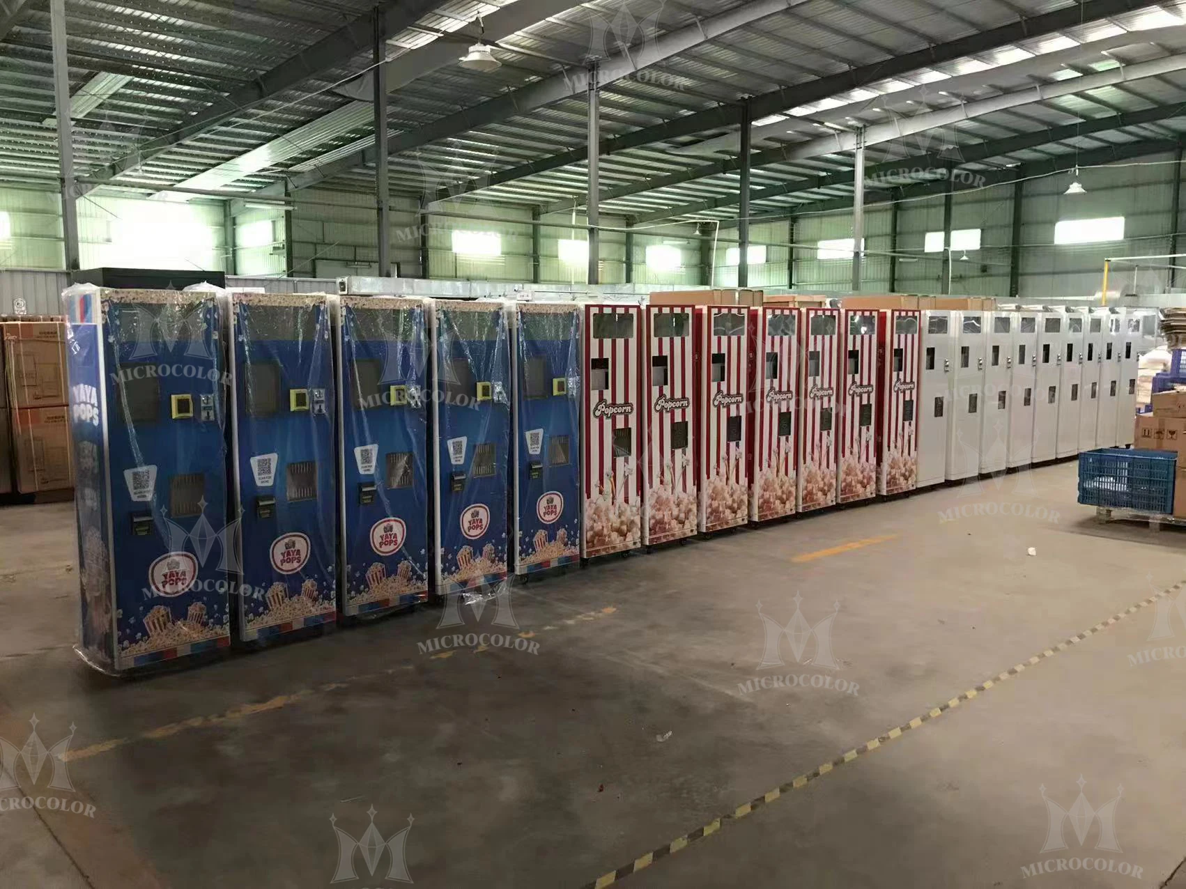 Custom Self-service Popcorn Vending Machine with Bill Acceptor Coin Operated  Automatic Smart Pop corn Machine For Sale