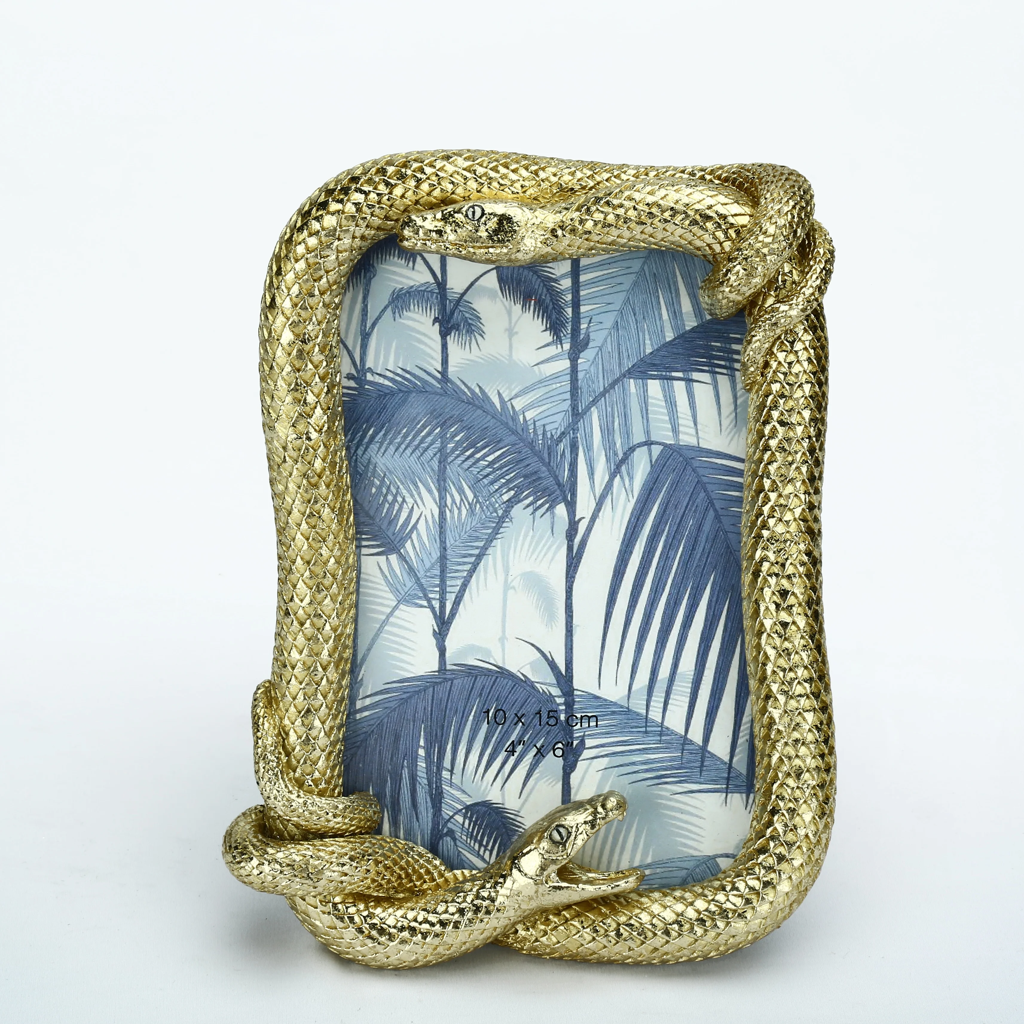 
Wholesale open hot sexy girl polyresin snake photo frame 