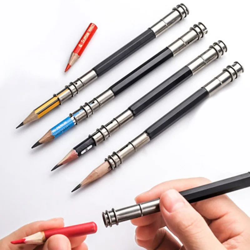 Popular Selling Stationery Art Supplies Double Head Pencil Extender Holder