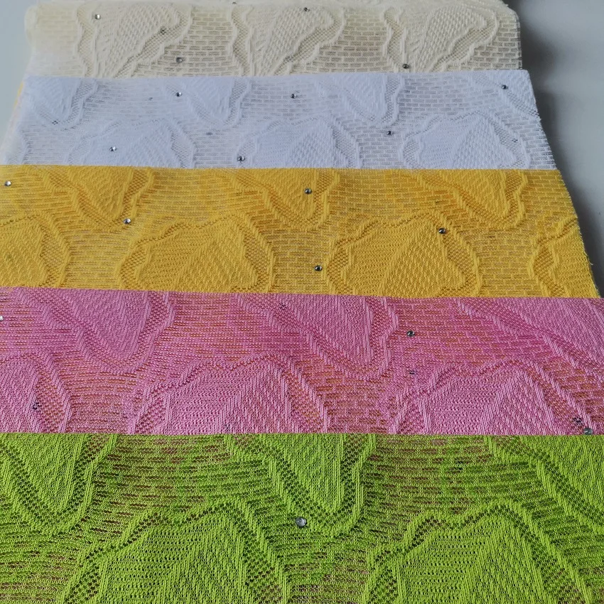 Factory China Manufacturer Wholesale Swiss Voile Lace Beads for Arrica