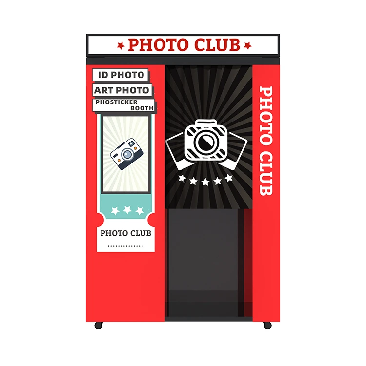 Digital Dual Port Printers Photobooth Machine Korean Photo Booth Photobooth Remove Background High Technology