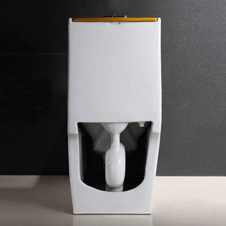 Luxury Design Bathroom Porcelain Sanitary Ware Inodoro WC S P Trap One Piece Ceramic Toilet Bowl