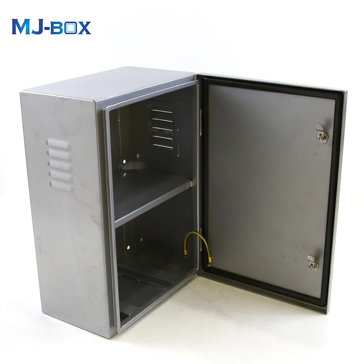 Powder coating steel battery box sheet metal pole mount enclosure box
