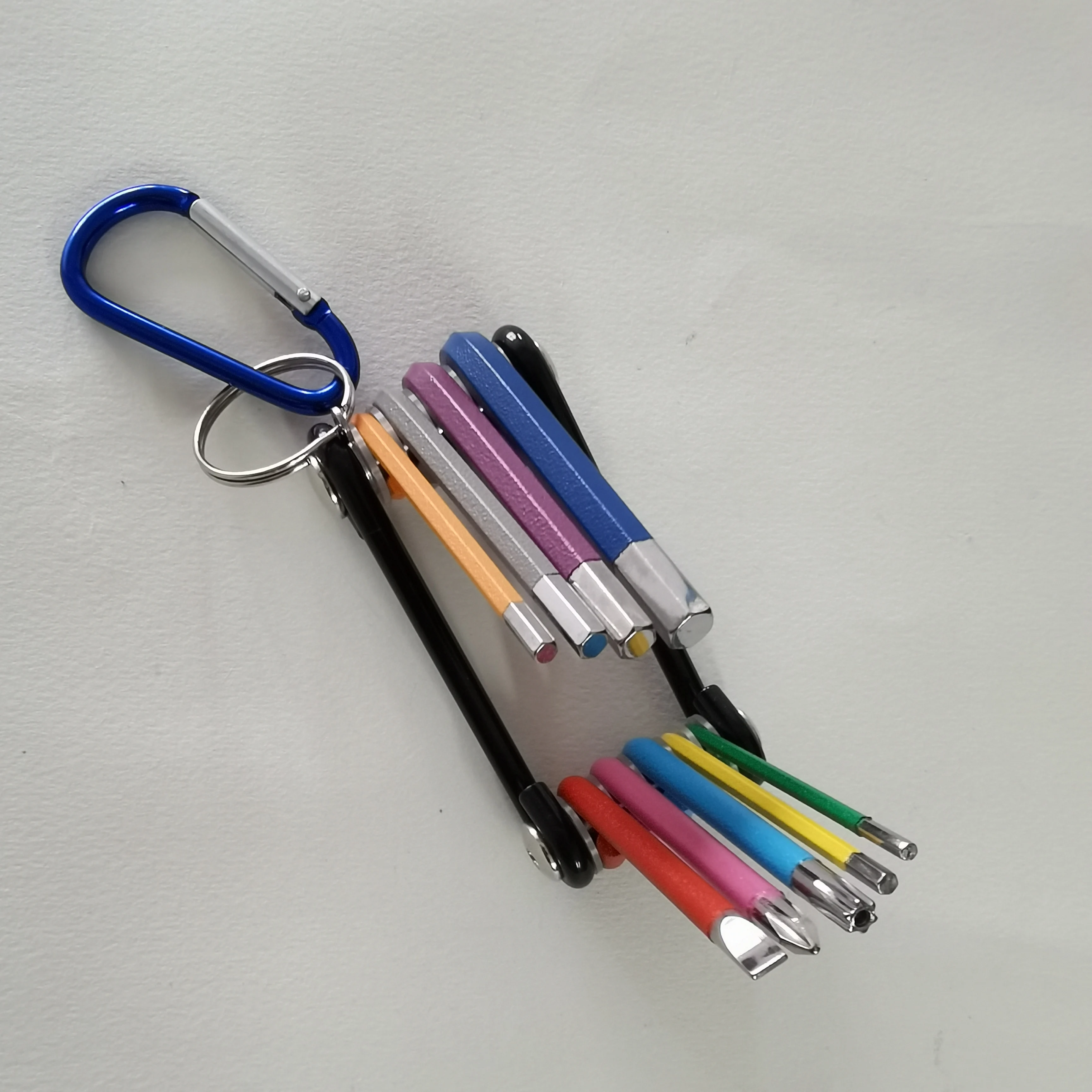 Mini folding hexagon wrench 9PC Portable Key Hex Wrench Set Repair Hand Tool