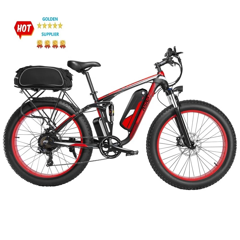 48V Adult E-bike Using Lithium Battery Powered Equipped 26 Inch Tires Riding Fast Step Through Mountain Electric Bike