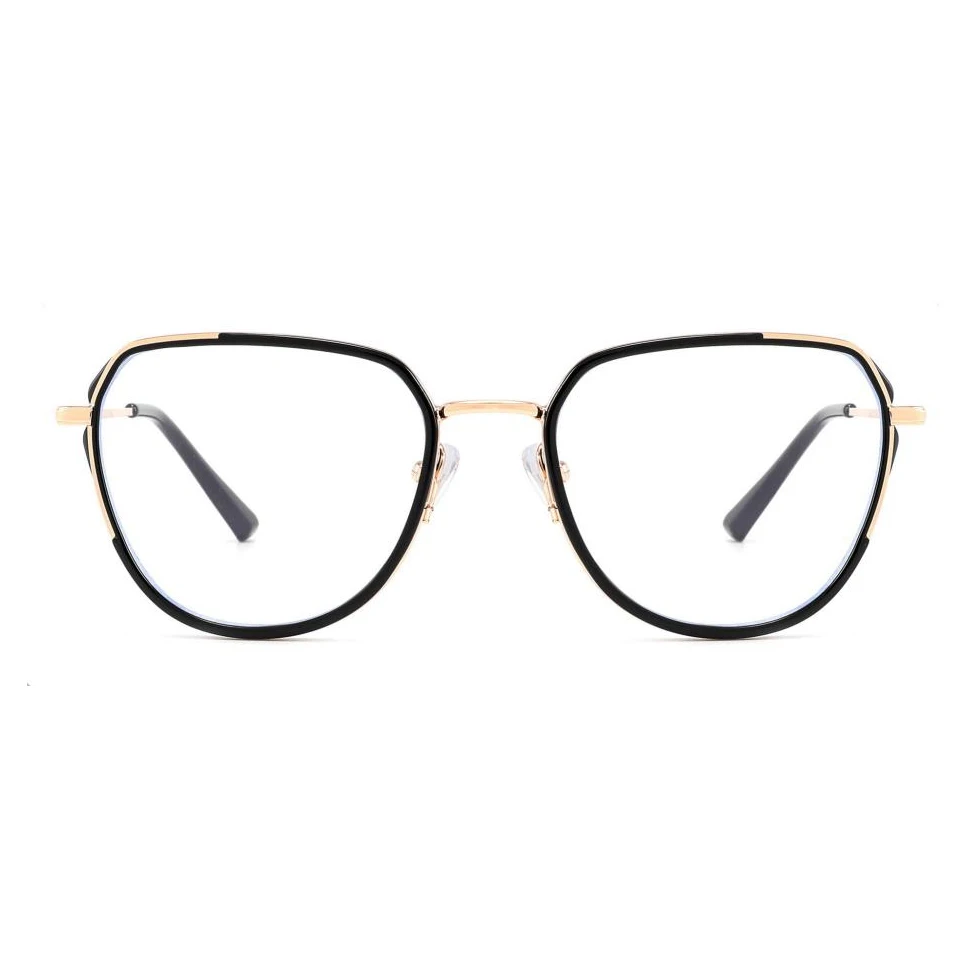 Custom logo Trendy Optical Glasses Frames Wholesale Anti Blue Light Blocking Cat Eye TR90 Glasses for Women