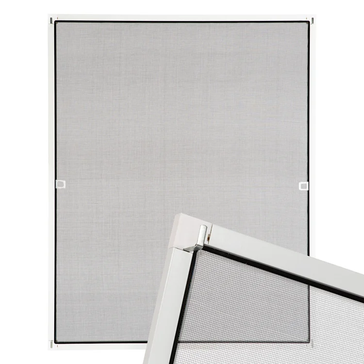Customized Diy Aluminium Profile Mosquito Window Fixed Size Insect Screen Window