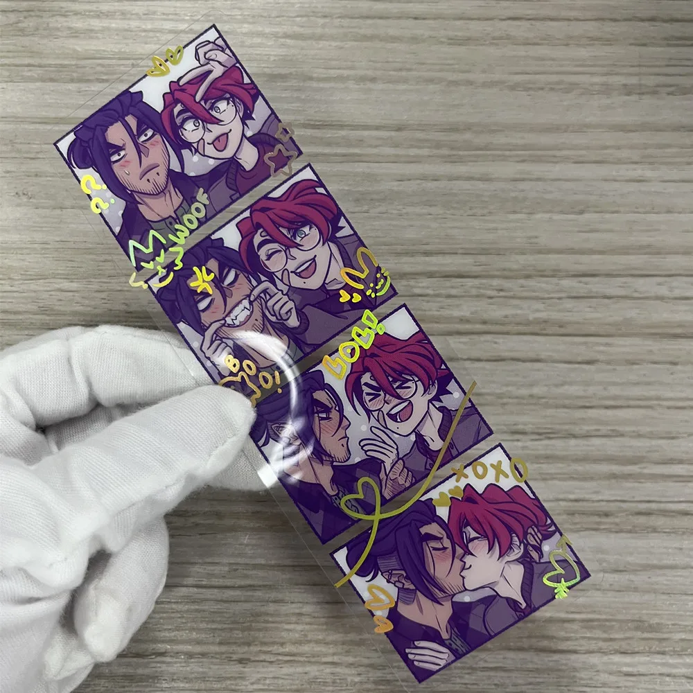 Frosted Matte Paper Business Cards with Gold Holographic Silver Foils Embossed Rounded Corners for Gift Bookmark