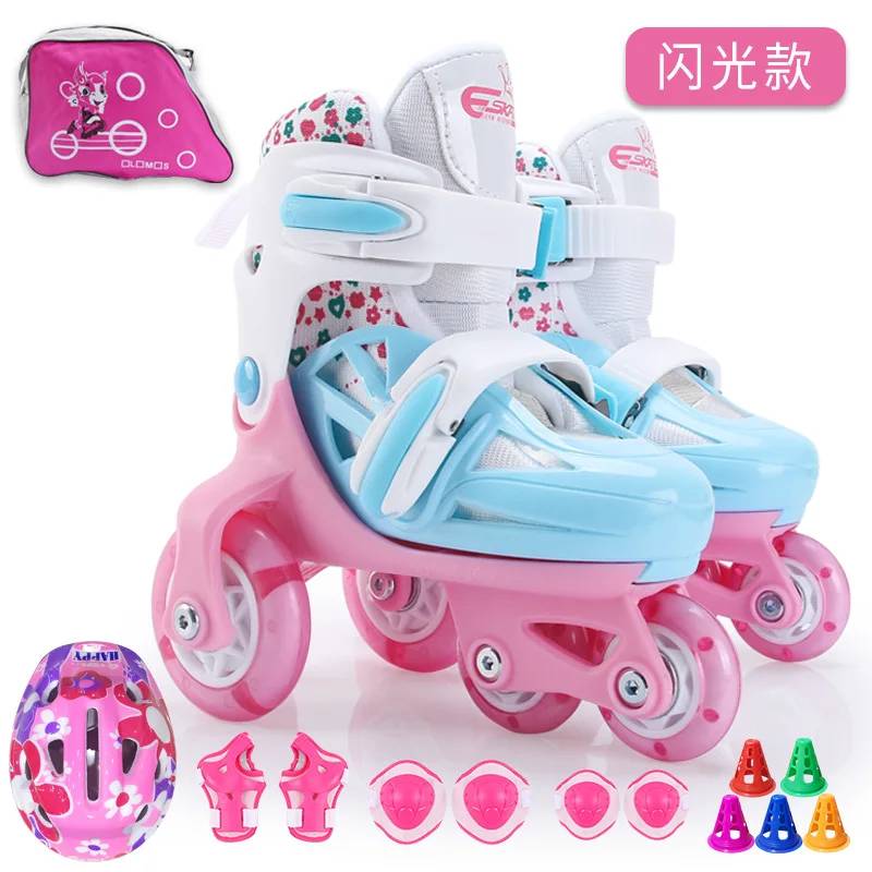 Factory Good Quality Discount Sale brand kids skate roller shoes