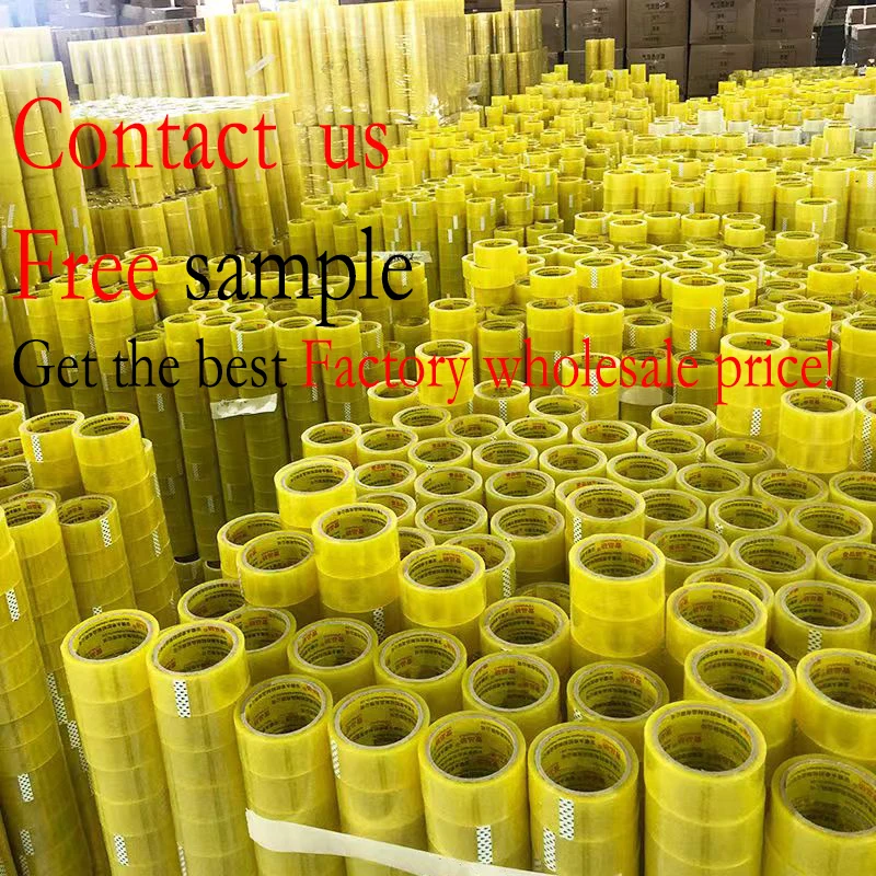 High Quality Direct  Clear BOPP Invisible Adhesive Packaging  Tape Rolls Single Acrylic Antistatic Max 4000 Carton Sealing Tape