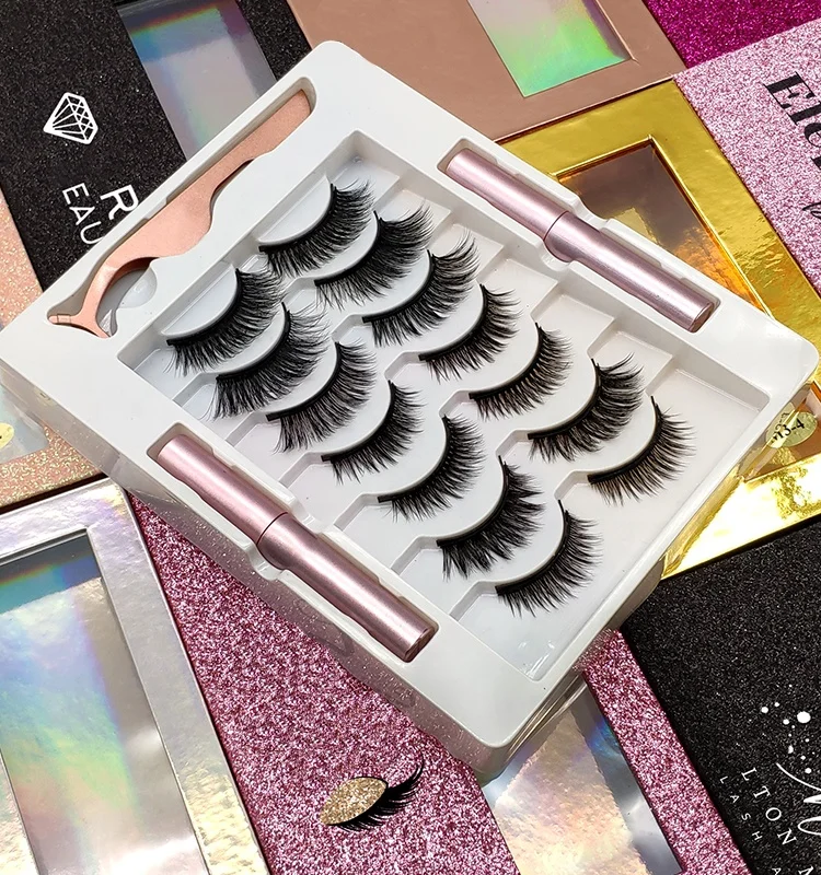  2021 new fast shipping magnetic eyelashes manufacturers direct magnet eyelash
