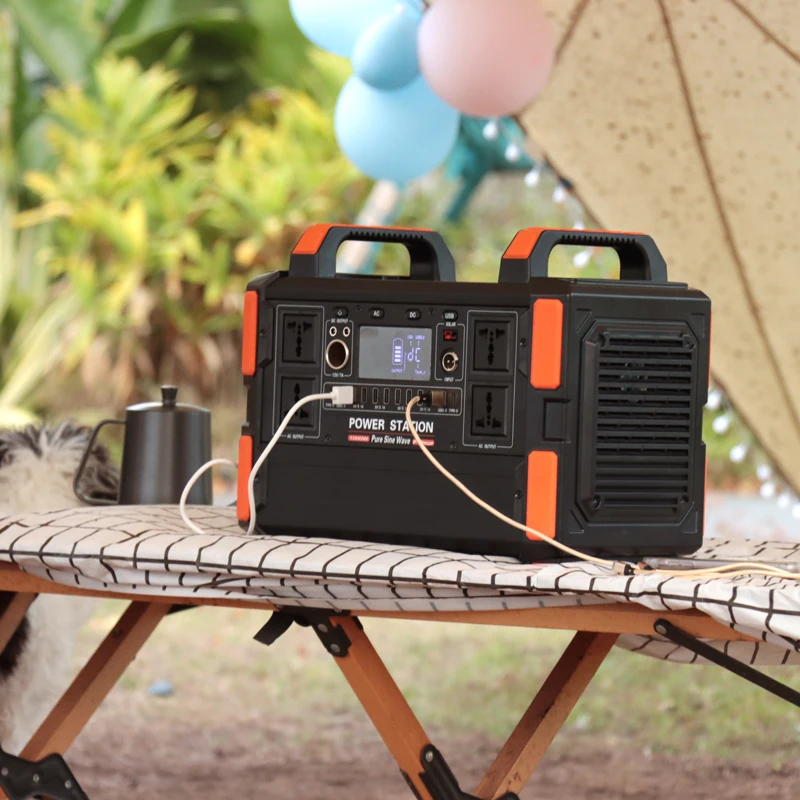 lifepo4 powerstation 500w 1000w 1000 watt 2000w 1048000mAh Camping Solar Panel System Rechargeable Portable Power Station