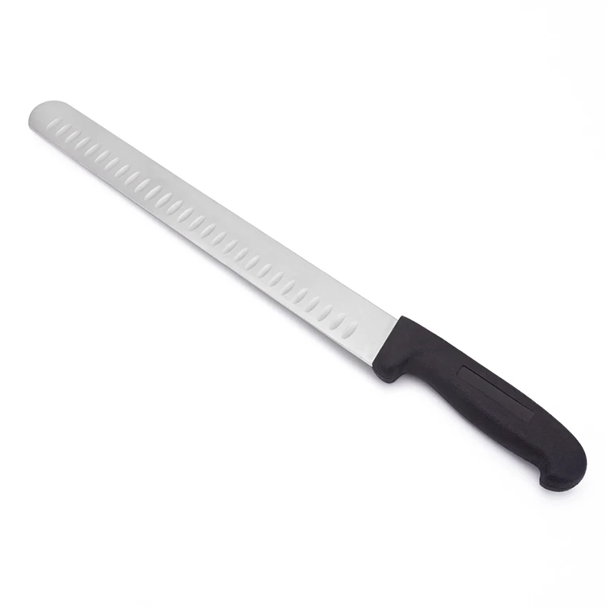 12 Inch Ultra Sharp Stainless Steel ham knife Ergonomic Design - Best for Slicing Roasts, Meats
