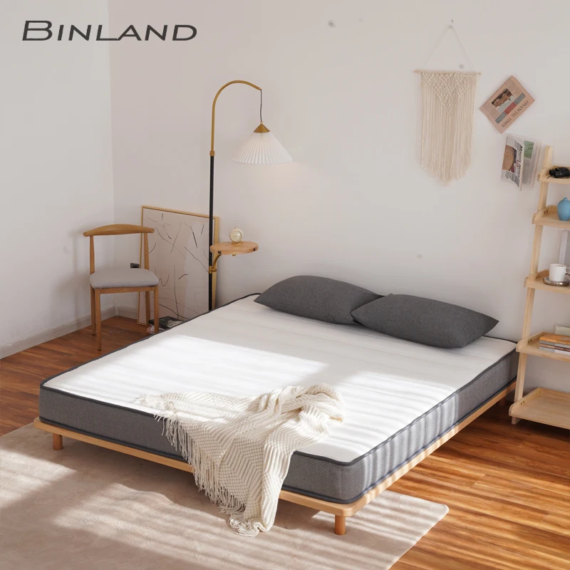 Fireproof UK standard comfortable bed soft bonnell Spring mattress gel memory foam cheap price