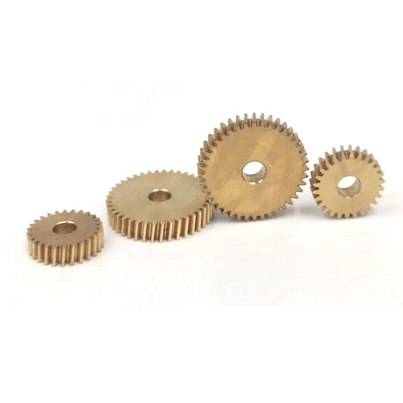 Custom Buy Small  Brass Helical Gear