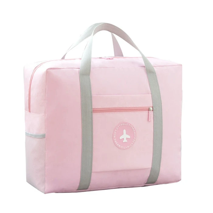 New Japanese Multi Color Portable Hand Travel Storage Bag Large Capacity Foldable Trolley Travel Bag For Women
