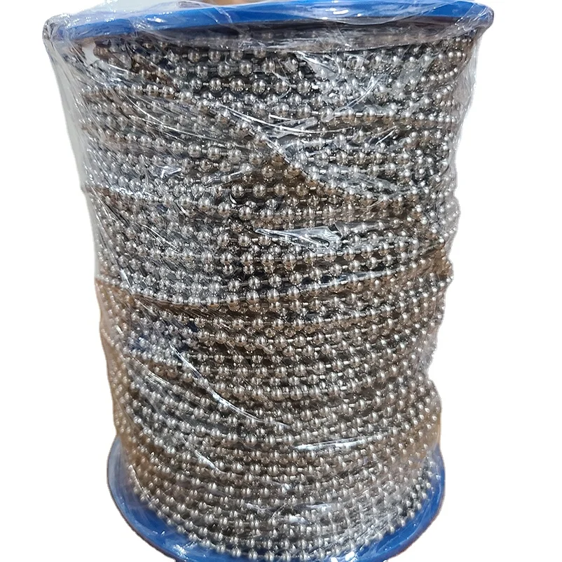 High quality 4.5 mm*6 stainless steel 304 antique bronze blind ball chain for curtain