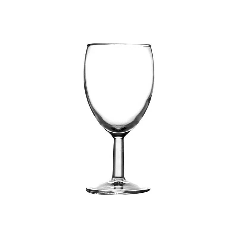 Wholesale high quality banquet wedding stemware large lead free crystal wine cheap glass goblet