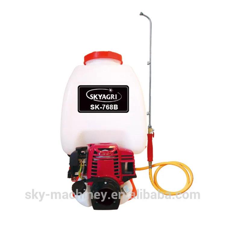 Skyagri 4 stroke gx35 768 knapsack portable motor power sprayer pump 708 2 stroke 4 stroke pump brass aluminium pump