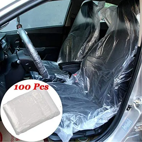car disposable seat covers on dispensing roll car clear plastic seat covers for cars