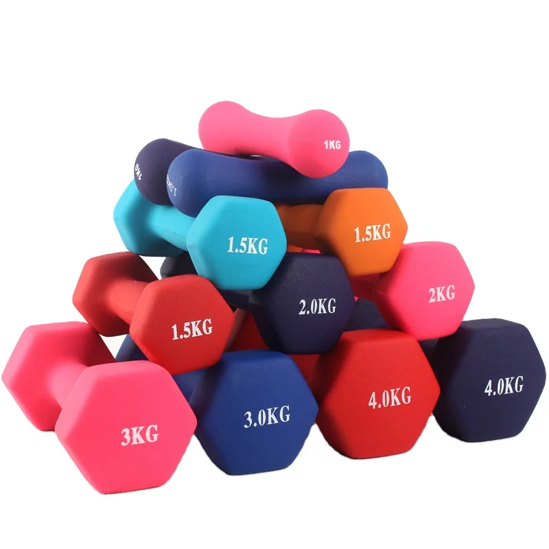 
Cheap Dumbbells Weight Lifting Non-slip Grip Soft Neoprene Dumbbell Set 