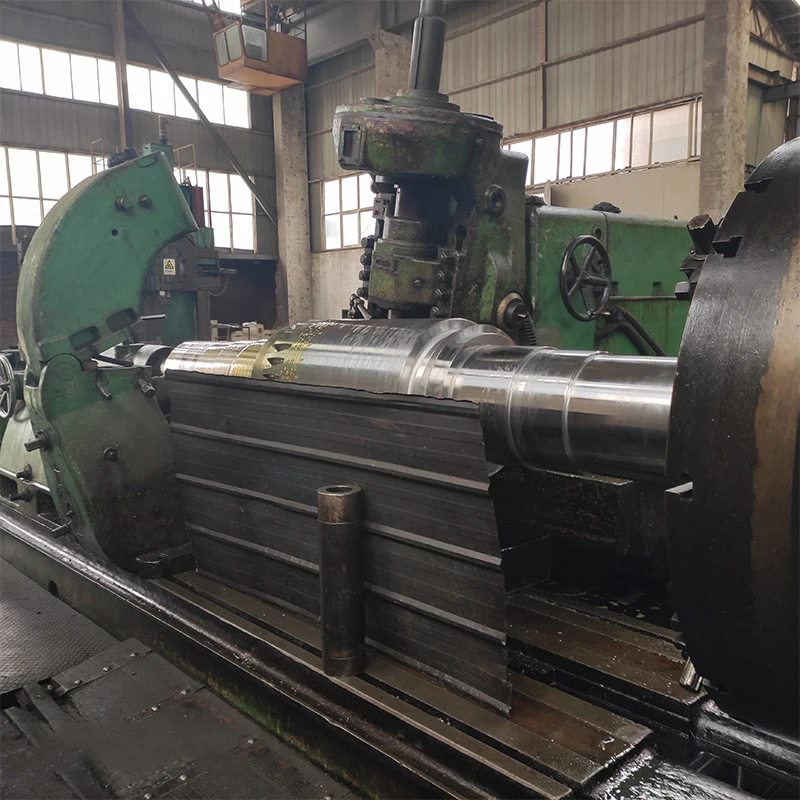 Высококачественная шаровая мельница кованая сталь коробка передач большой модуль главный спиральный большой Шестеренчатый вал