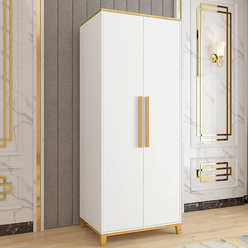 High Quality Economical Morden White Wardrobe Clothes Organizer Simple Wardrobe Cabinet