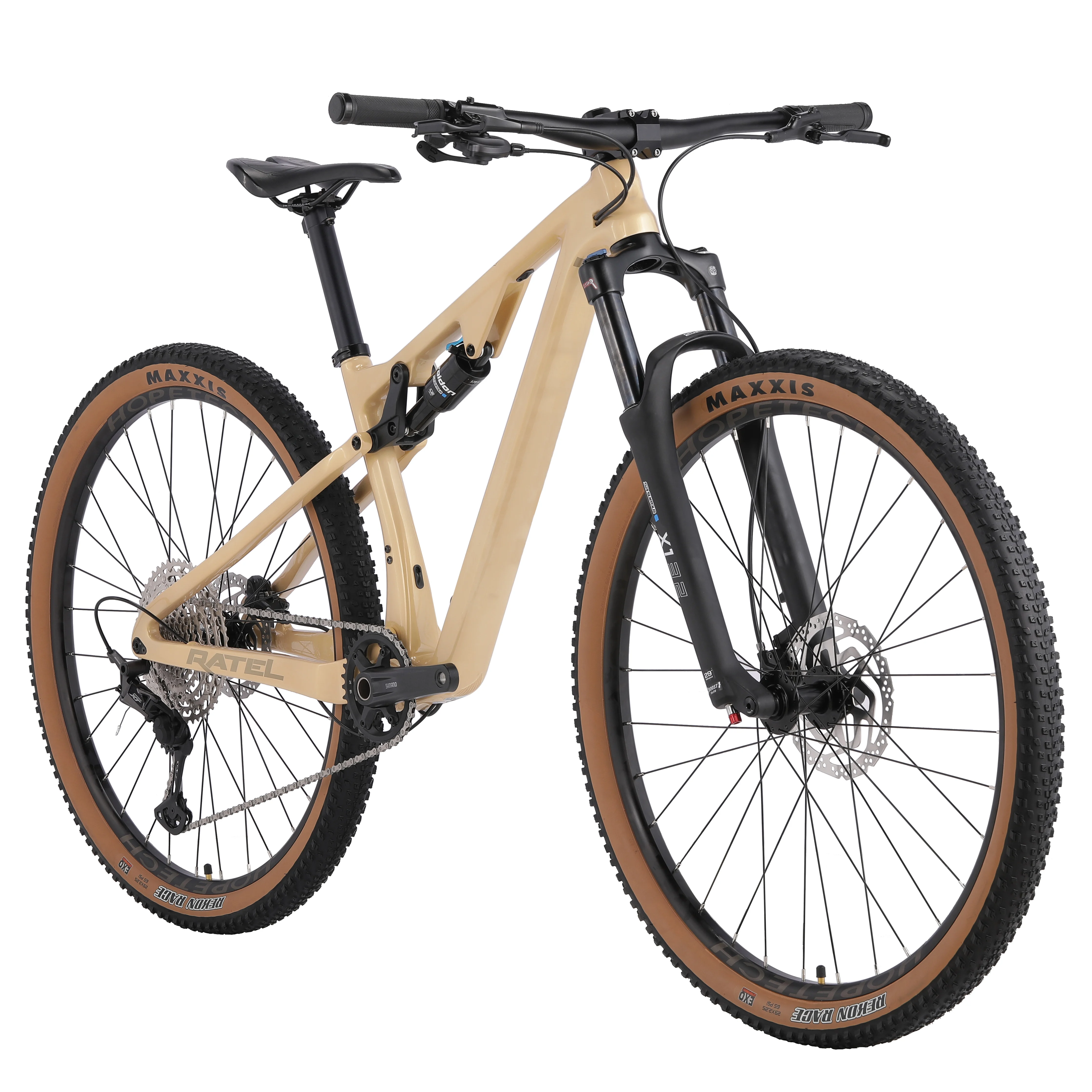 Сверхлегкий карбоновый полный каркас Подвески MTB 29ER Shimano XT RD-M8100 Гидравлический дисковый тормоз для