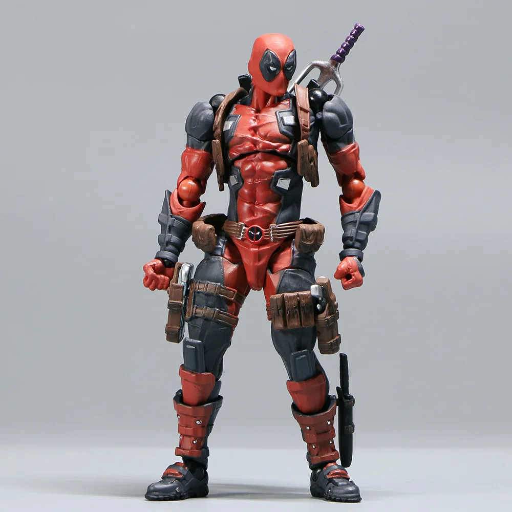 AMAZING YAMAGUCHI 15cm X-MAN Dead-Pool New 2.0 BJD Articulated Joints Moveable Action Figure Model Toys
