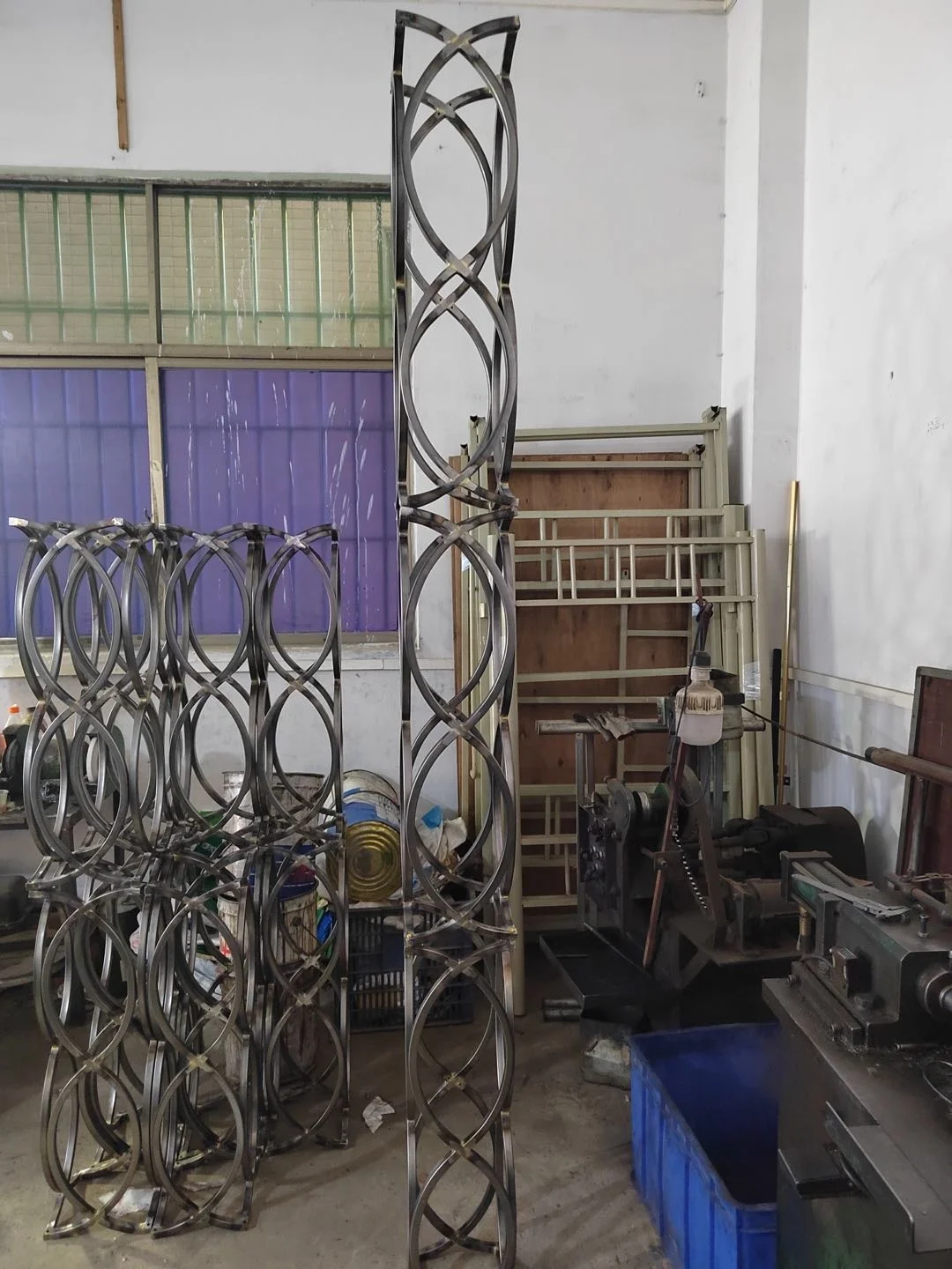 Ourwarm Unique 8 Design Custom Wedding Backdrop Arch Stand Frame Decoration Gold Metal Square