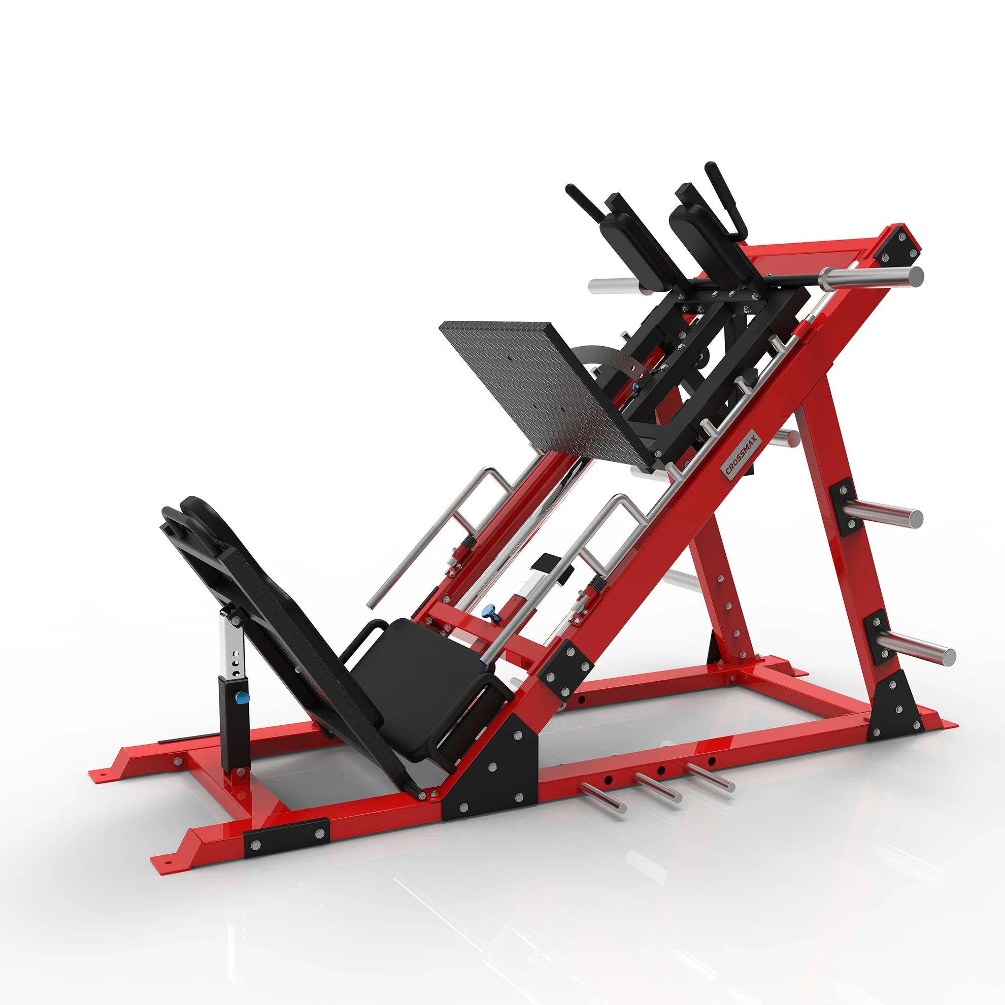 Commercial Use Strength High-Density Power Rack Gym Fitness Equipment 45 degree Leg Press Machine/Hack Squat Machine