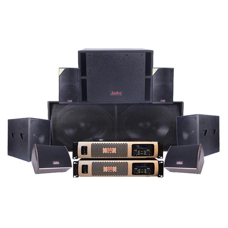 Jusbe professionalaudio2cvideo 8 inch 44 core line array speakers for auditorium/stage/theater/church