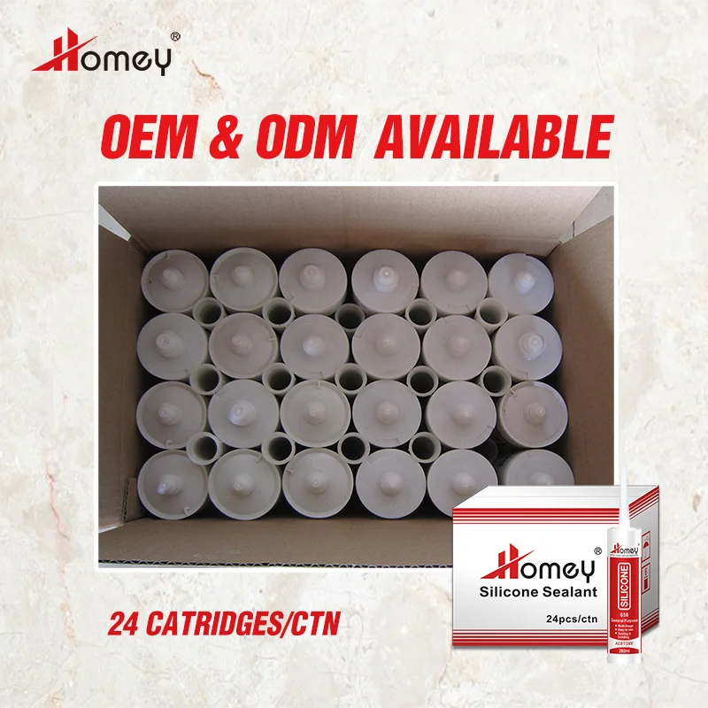 Homey 300ml gp acetic door windows silicone sealant Adhesive