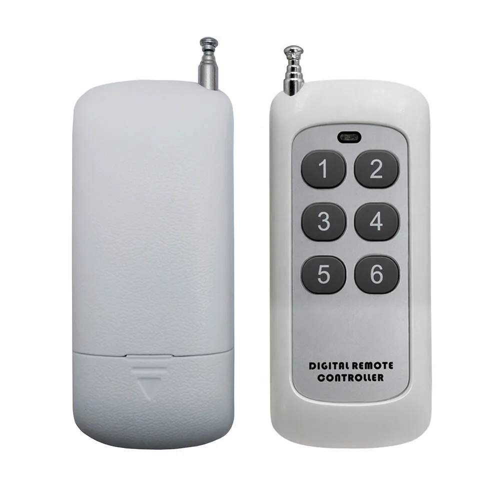 433mhz rf transmitter receiver module 6 button remote hoist controller Ev1527 learning code Wii remote