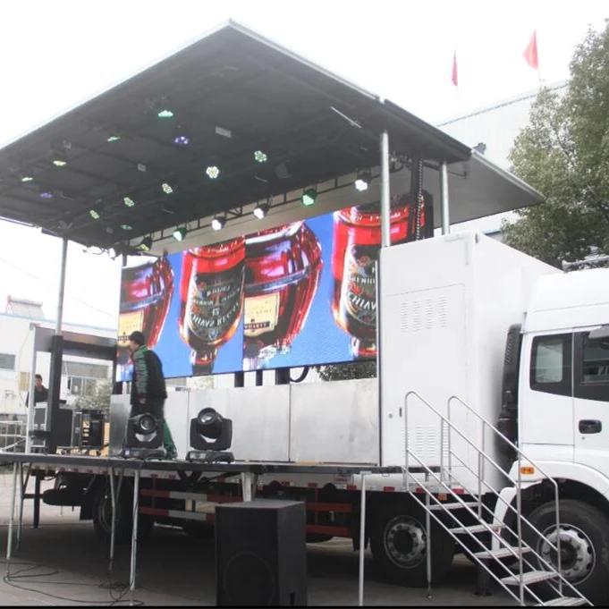 2023 новый дизайн Dongfeng 6x4 10 колесный сценический грузовик Мобильная платформа