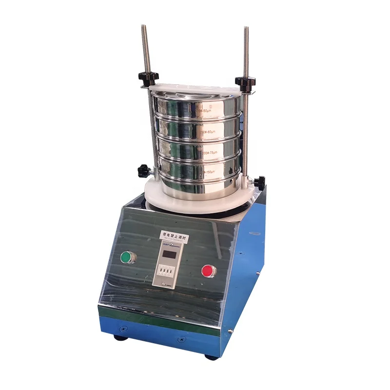 Sand Gravel Soil Vibrating Sieve Shaker Screen Machine For Analyze Particle Size