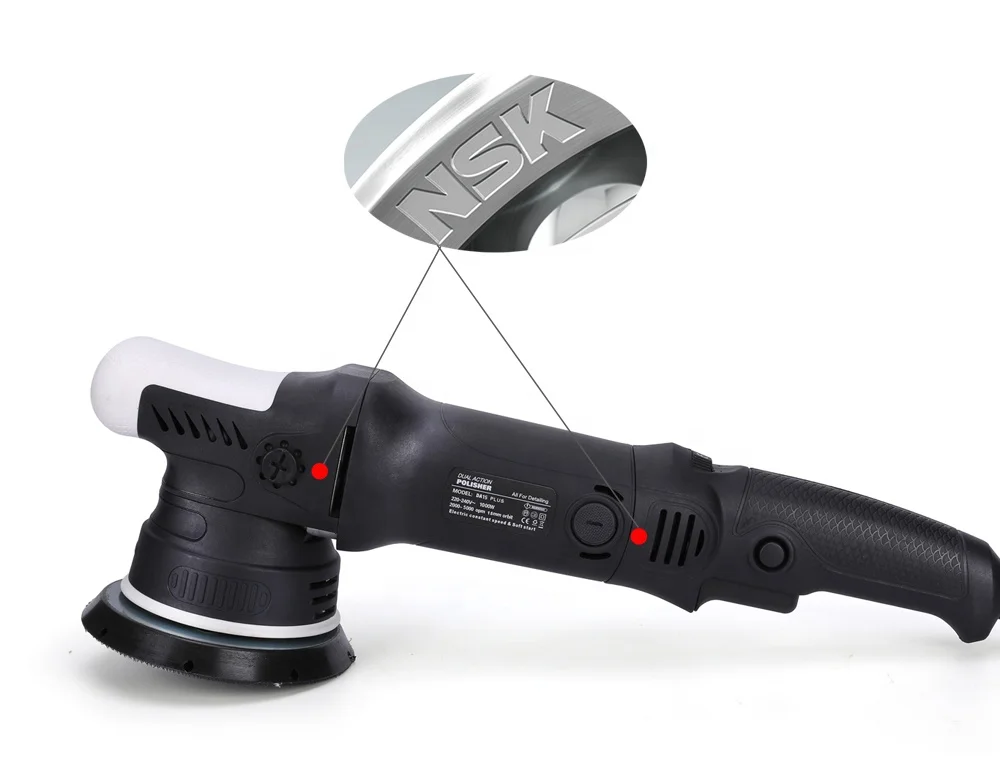 Длинный кабель для автомобилей с эксцентриковым, орбитальным типом движения подошвы, полировальная машинка 1000W 15 мм), полировальная машинка для автомобилей с эксцентриковым, для ухода за автомобилем