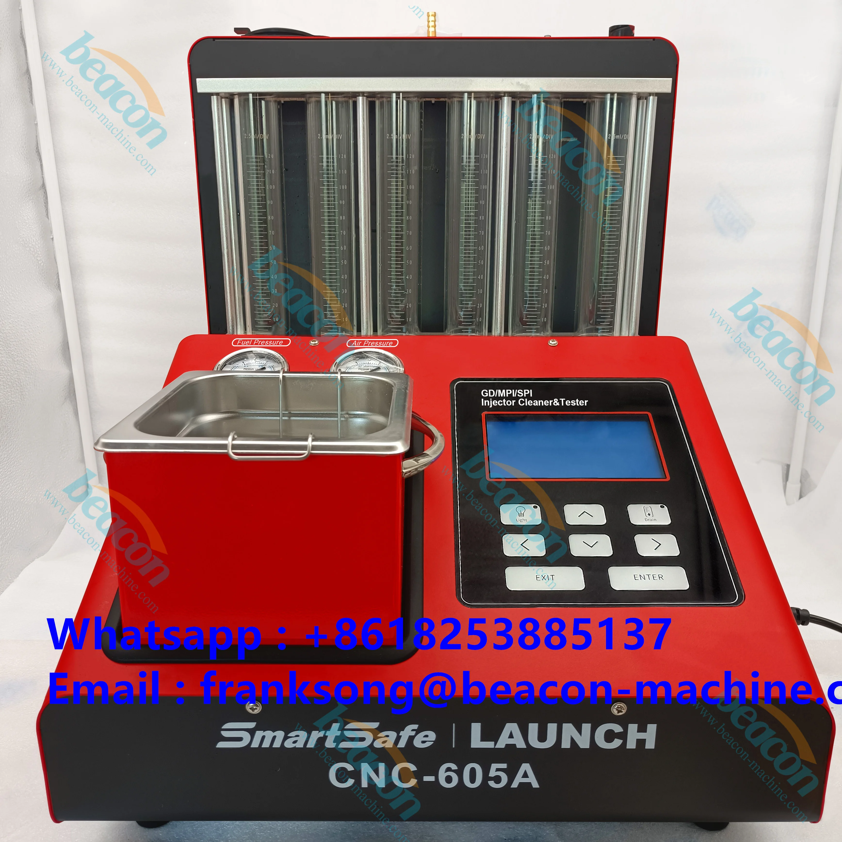 Smartsafe  CNC605A Ultra Sound Injector Cleaner And Tester For GDI EFI SFI Injector Nozzles