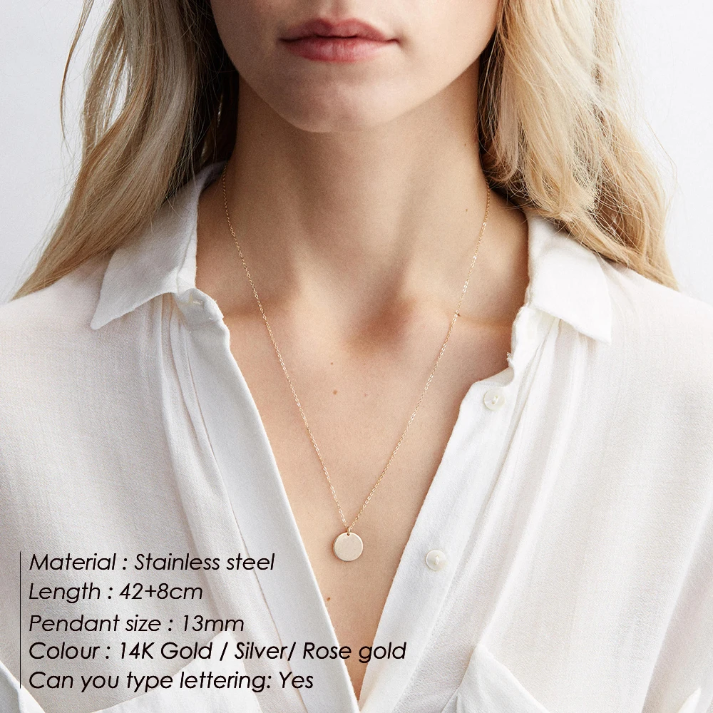 316L surgical stainless steel 14K Gold Plated Cute Minimalist Jewelry Butterfly Necklace Pendant For Women Girls