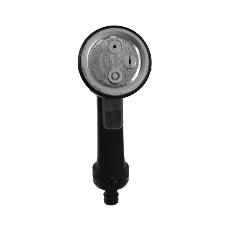 Yuanpin Wholesale Black Water Hose Nozzle  Pattern Metal Hose Nozzle Hand Sprayer Custom Garden Hose Nozzles Sprinkler