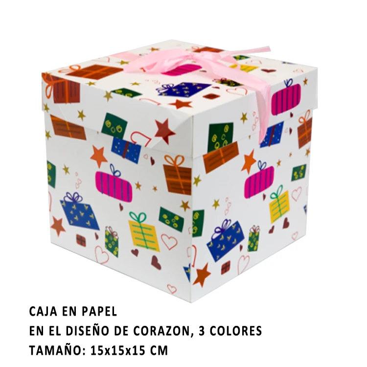 Wholesale of FELIZ birthday gift cake boxes, empty boxes with lids, candy and biscuit boxes