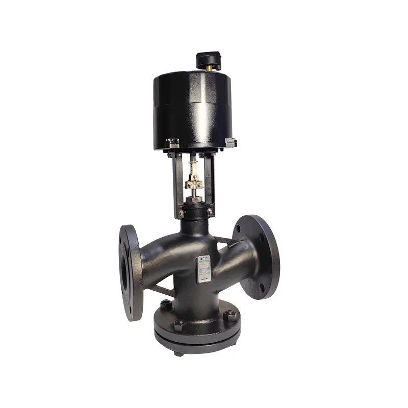 Flow valve ventilation water flow valves flange hydraulic electric valve