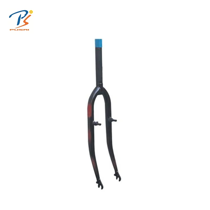 Bicycle Parts MTB Bicycle Fork 26 Inch RED Bicycle Fork 26 Under V Brake Spring Fork (low Gear Non-damping) 24-28 Inch 26 "