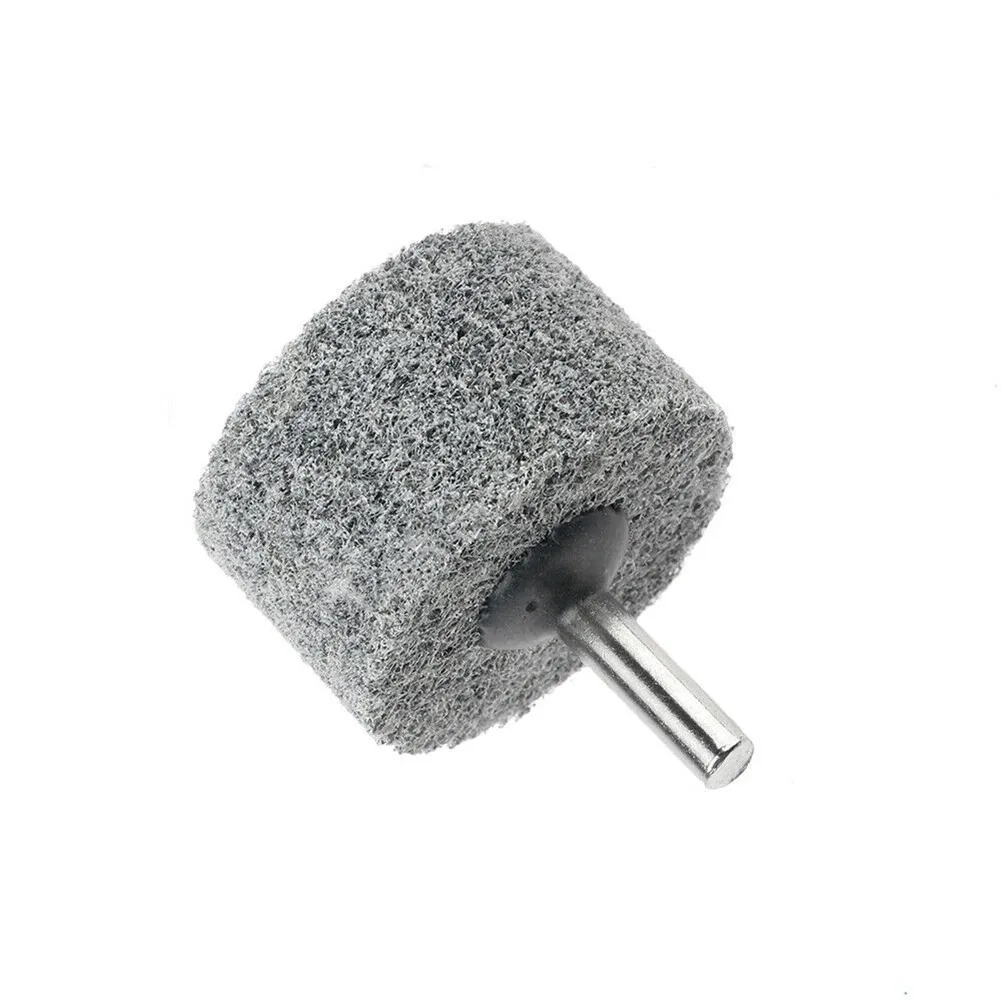 Wholesale Custom Gray Fiber Abrasive Polishing Wheel Grinding Head Nylon Fiber Polishing Wheel Scouring Pad Grinding Head