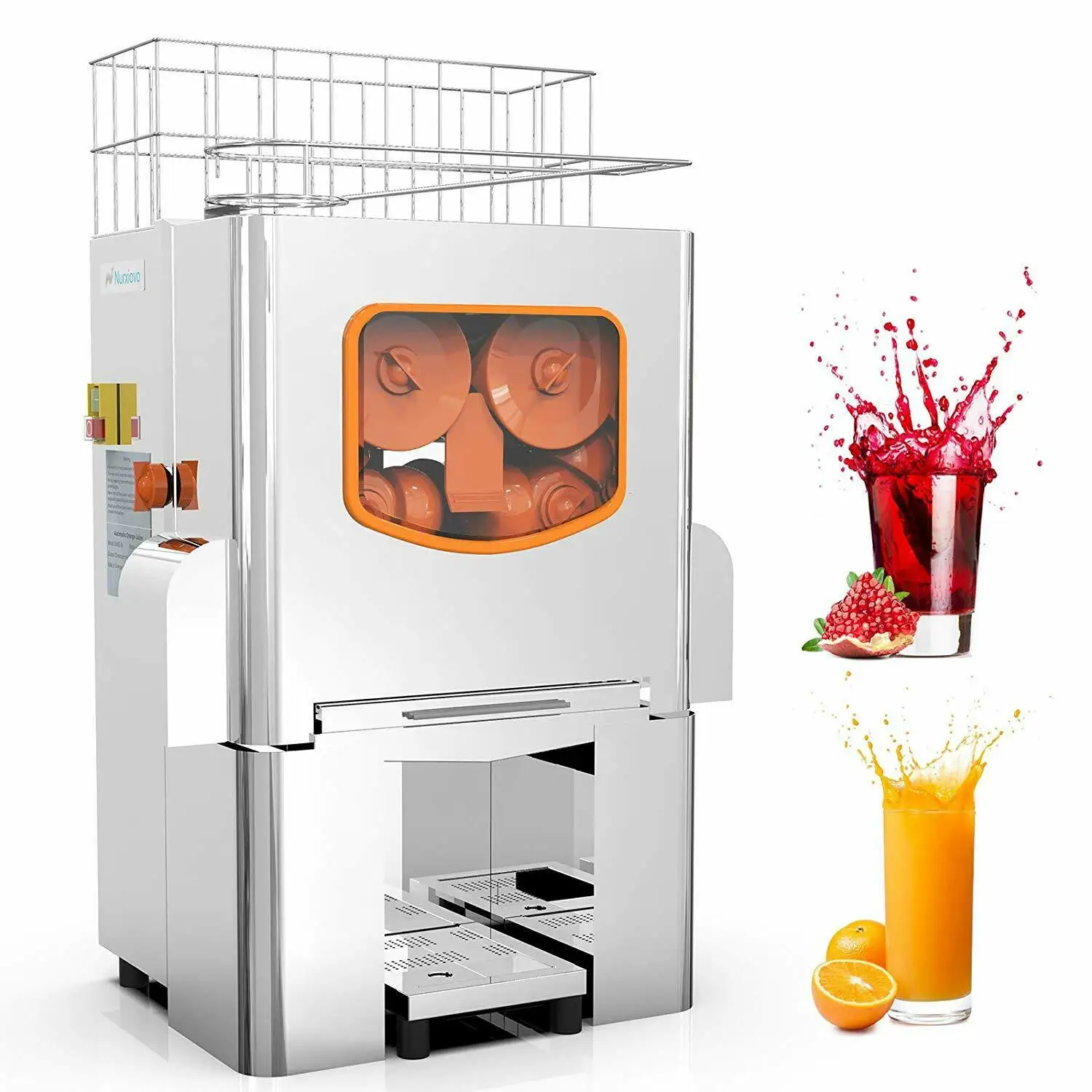 
orange juice extractor machine stainless cover 220V 20-22 oranges 